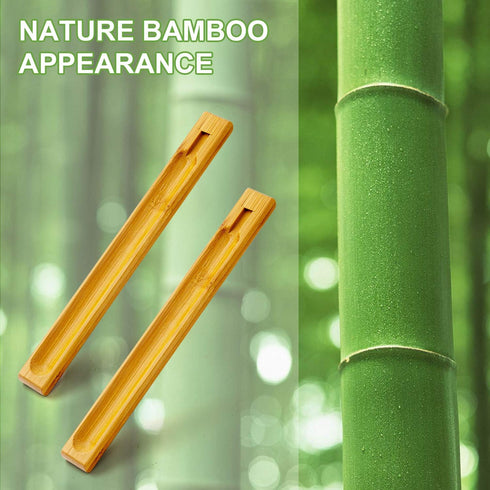 3 Pieces Bamboo Wood Incense Holder for Sticks with Adjustable Angle, Incense Burner with Ash Catcher, 9.8 Inches...