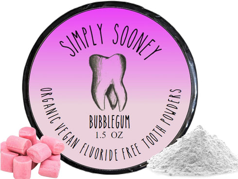 Remineralizing Vegan Mineral Tooth Powder I Bubblegum Formula for Kids I Natural Whitening I Stronger Teeth 1.5oz (1.5 oz jar)...