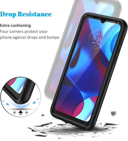 seacosmo Designed for Moto G Play 2023/Moto G Power 2022/Moto G Pure Case, Full Body Shockproof Cover?with Built-in Screen Protector Slim Lightwei...