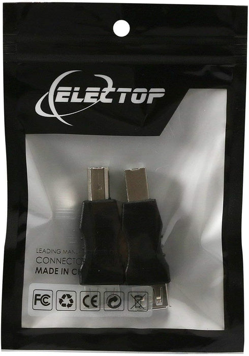 ELECTOP 2 Pack USB 2.0 A Female to USB B Print Male Adapter Converter...