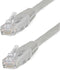 StarTech.com 1ft CAT6 Ethernet Cable - Gray CAT 6 Gigabit Ethernet Wire -650MHz 100W PoE++ RJ45 UTP Molded Category 6 Network/Patch Cord w/Strain ...