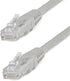 StarTech.com 1ft CAT6 Ethernet Cable - Gray CAT 6 Gigabit Ethernet Wire -650MHz 100W PoE++ RJ45 UTP Molded Category 6 Network/Patch Cord w/Strain ...