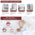 3 Pack Baby Teething Toy for 0-6 Months,Never Drop Teether for Babies 6-12 Months, BPA Free Dust-Proof Silicone Hand Pacifier Baby Chew Toys for I...
