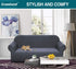 Granbest Premium Water Repellent Sofa Cover High Stretch Couch Slipcover Super Soft Fabric Couch Cover (Gray, Large)...