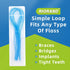 RioRand Floss Threaders, Essential Tool for Maintaining Oral Health with Braces, Bridges, and Implants 200 Count (Pack of 4)...