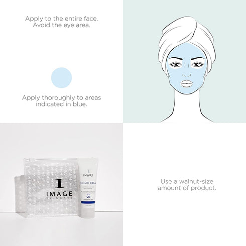 IMAGE Skincare, CLEAR CELL Salicylic Gel Cleanser, Gentle Foaming Face Wash Removes Excess Oil and Shine for Oily Prone Skin...