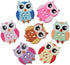 50pc Wooden Buttons 2 Holes Halloween Owl Wooden Sewing Buttons for Scrapbooking and Crafting Decorations 21mm x17mm...