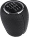 6 Speed Manual Gear Shift Knob - Car Gearbox Stick Shifter Lever Knob - for Chevrolet Cruze 2008-2012 Plastic Faux Leather Black Silver Tone - 1 P...
