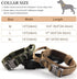 Tactical Dog Collar, Adjustable Military Training Nylon Dog Collar with Control Handle and Heavy Quick-Release Metal Buckle for Small Medium Large...