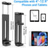 4"-12.9" Tablet Phone Mount for Tripod, Universal Tripod Mount Adapter for Cell Phone Pad Kindle, Tablet Tripod Mount with 1/4" Screw, Compatible ...