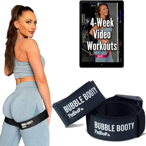 Blood Flow Restriction Bands for Women Glutes with 4-Week Booty Bands Exercise Guide, Bfr Booty Occlusion Bands for Women, Booty Bands Legs and Bu...