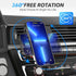 Magnetic Car Phone Holder Mount, Upgraded Clip Car Cell Phone Holder, 360° Strong Magnet Phone Holder for Car, Phone Mount for Car Vent Compatible...
