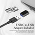 Computer Speakers for Desktop Pc, Monitor Speakers for Laptop,Pc Speakers with Loud Sound,Volume Control Easily Clamps to Monitors(USB-C to USB Ad...