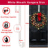 2 Pack Solid Wreath Hanger for Front Door Window Wreath Hooks Holder Over The Door Metal Hook Hangers (White, 12 inch)...