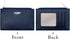 Padike Womens Slim Credit Card Holder Mini Front Pocket Wallet Coin Purse Keychain (Navy blue)…...