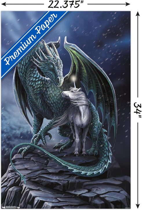 Trends International Lisa Parker - Protector Of Magic Wall Poster, 22.375" x 34", Premium Poster & Clip Bundle...