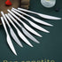 HOMQUEN Steak Knives, 8 Piece Premium Stainless Steel Steak Knife Set, Meat Knife Sets, German Steak Knives Serrated, Tomato Knife, For Home, Kitc...