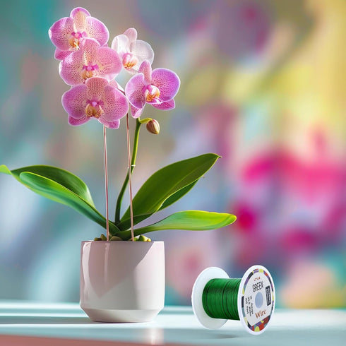 UTILE Armature Aluminum Wire 100 ft 18 Gauge 1.2 mm Anodized Craft Bendable Wire – Sculpting Metal Green Wire for Bonsai Trees, Clay, Crafts, Plan...