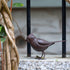Decorative Small Nostalgia Style Cute Bird Art Iron Sculpture Figurine Home & Office & Garden Decoration, Rust/Brown (Cardinal Bird)...
