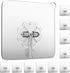 Wall Hooks 33lb(MAX) Heavy Duty Self Adhesive Hooks 10 Pack,Waterproof and Oilproof,Transparent Seamless Hooks Strong,Suitable for Bathroom Kitche...