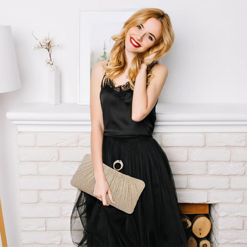 Clutch Purses for Women, Rhinestone Evening Bags Party Purse, Sparkling Handbag Purses for Wedding Bridal Prom Party...
