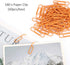 Paper Clips 180pcs, Orange 2.9x0.8cm Paper Clips Bookmarks Cute Paper Clips Small Paperclips for Office School Paper Files Organizing...