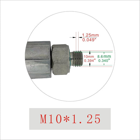 Upgraded Engine 10mm Drain Oil Changing Hose, Oil Drain Aid Tool, M10x1.25 mm, 18" Length...