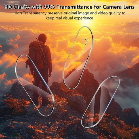 Screen Protector Compatible with Meta Quest 3 2023,9H Tempered Glass Film Camera Lens Protector for Oculus Meta Quest 3 VR Accessories,HD Clear,Bu...