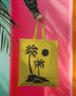 Reusable Palm Trees, Beach, Sun & Moon Stencil 8.5" x 11" - Idyllic Scenery Design for Creative Projects...