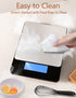 Food Scale -33lb Digital Kitchen Scale for Food Ounces Grams Rechargeable 304 Stainless Steel,Batteries and Type-C Charging | Perfect for Meal Pre...