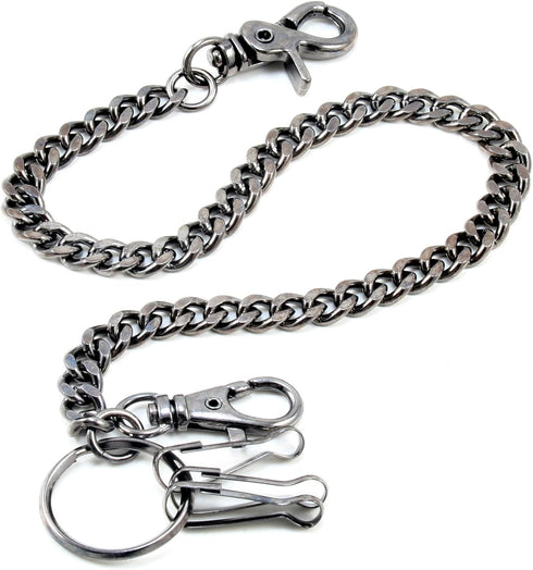 Double K Basic Strong Leash Biker Trucker Key Jean Wallet Chain (21") BLACK CS14620...