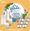 Glade PlugIns Refills Air Freshener Starter Kit, Scented and Essential Oils for Home and Bathroom, Coastal Sunshine Citrus, 4.02 Fl Oz, 2 Warmers ...