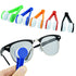 12 pcs Mini Sun Glasses Eyeglass Microfiber Spectacles Cleaner Brush Cleaning Tool?Random Color?...