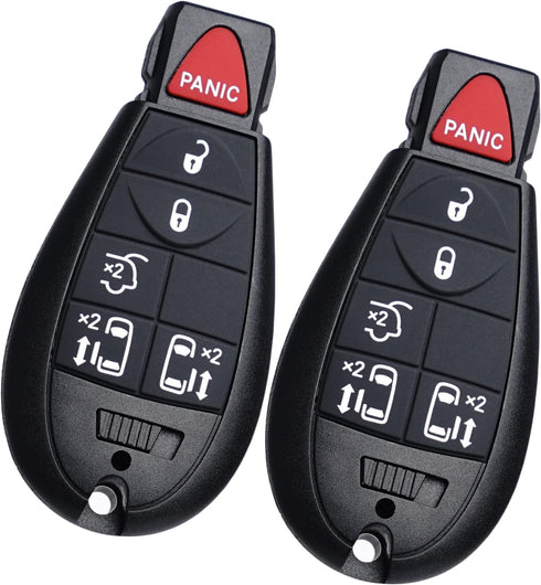 MechanMagic Key Fob Replacement Keyless Entry Remote Control Fits for Dodge Grand Caravan Chrysler Town and Country 2008-2020 M3N5WY783X IYZ-C01C ...