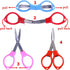 3 Pcs Folding Scissors,Portable Mini Travel Trip Scissors,Safety Foldable Small Scissors,Crafting Scissors,Stainless Steel Telescopic Cutter Used ...