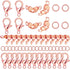 800 Pcs Jewelry Making Accessories Set with 100 Pieces Lobster Claw Clasp 200 Pieces Bead Tips Knot Covers and 500 Pieces Open Jump Ring Connector...