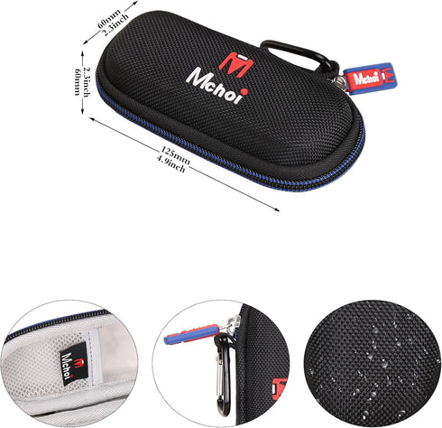 Mchoi Hard Case Suitable for OLIGHT Arkfeld UV 365nm Black Light with 1000 Lumens White LED Flashlight, Waterproof Shockproof LED Flashlight Prote...