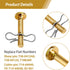 738-04124A Snowblower Shear Pins Fit for Hon da Cub Cad et 738-04124A Shear Pins Replacement & 714-04040 Cotter Pins Compatible with Troy Bilt, MT...