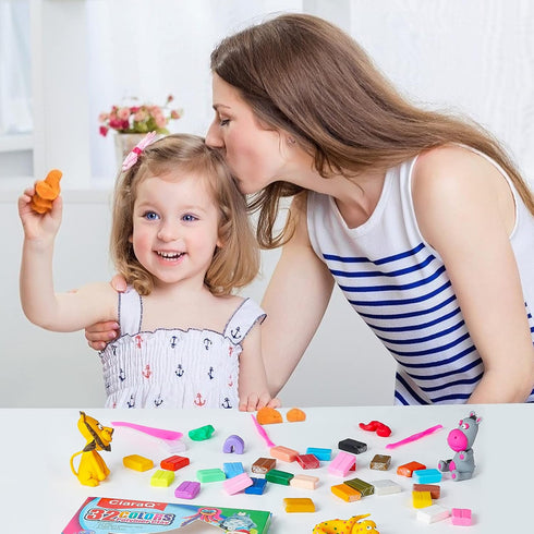 CiaraQ Small Modeling Clay Set, 32 Colors Safe & Non-Toxic Oven Bake Polymer Clay Starter Kit for Kids/Beginners...