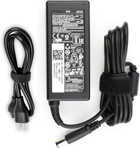 LA65NS2-01 65W Laptop Charger Fit for Dell Latitude 5580 7280 7390 7490 E5570 E5470 E7240 E7250 E7470 Chromebook 3180 3189 3120 PA-12 06TM1C 19.5V...