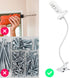 Universal Baby Monitor Mount for ANMEATE SM24, Arlo, Motorola, Owlet Cam and Most Other Baby Monitors, Flexible Gooseneck Baby Monitor Holder for ...