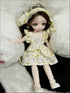 Anime BJD Doll 1/7 SD Dolls 9 Inch 18 Ball Jointed Doll DIY Toys with Clothes Outfit Shoes Non-Adjustable Hair Makeup,Best Gift for Girls Kids Chi...