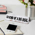 Funny Office Desk Novelty Nameplate for Coworker, DESK of A HUMBLE GENIUS Nameplate Sign for Nurse Employee Coworker Boss Leader Colleague Friends...
