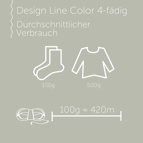 Sock Yarn REGIA 4ply Design Line A&C Lofoten Color (3880 - Roest)(9801270-03880)...