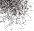 Craftdady 500Pcs Stainless Steel Earring Posts 4mm Flat Pad Blank Tray Stud Earrings for Jewelry Making...