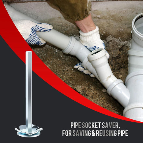 Enhon Plumbing PVC Pipe Reamer, Pipe Fitting Tools for 1/2" Speed Power Drill, Pipe Reamer PVC Fitting Saver for Removing Hub, Pipe Reamer Tool In...