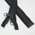 Leekayer 2PCS #10 84 cm Heavy Duty Zippers for Sewing Separating Large Plastic Zippers Black Tape with Double Pull Tab Slider, Sleeping Bag, Boat,...