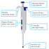 20-200ul Adjustable Volume Pipette Single Channel Manual Variable Laboratory High Accurate Lab Micro Pipette...