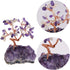 mookaitedecor Citrine & Amethyst Crystal Tree with Amethyst Cluster Crystals Base Bonsai Money Tree for Wealth and Luck...