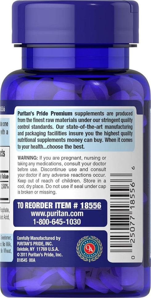 Puritan's Pride Biotin 7500 mcg, Healthy Hair Support, 100 Count, 100 Count (Pack of 1)...